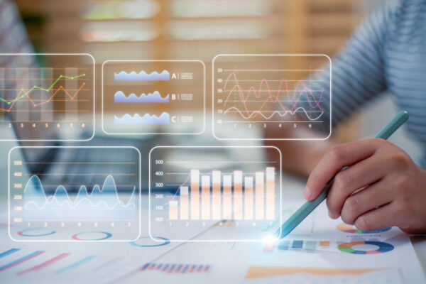 Business Intelligence concept data analysis, management tools,