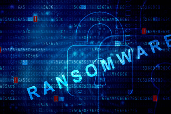 d illustration ransomware computer virus