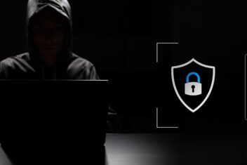 Cybersecurity concept, hooded hacker, black hat, darknet,generative AI