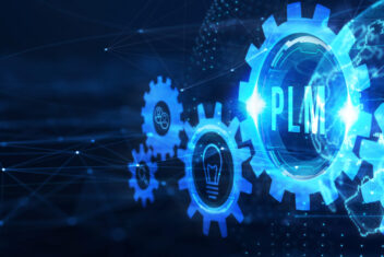 PLM Product lifecycle management system technology concept Technology, Internet and network concept d illustration