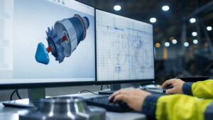 Inside the Heavy Industry Factory Close up Footage of Industria