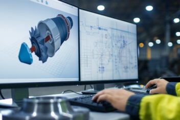Inside the Heavy Industry Factory Close up Footage of Industria